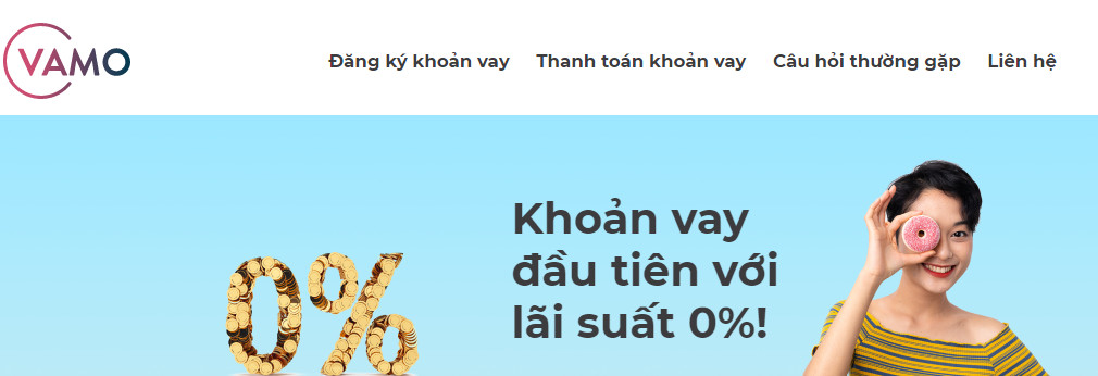 Vay tiền Vamo – Vay tiền nhanh nhận ưu đãi lãi 0% cực hot!
